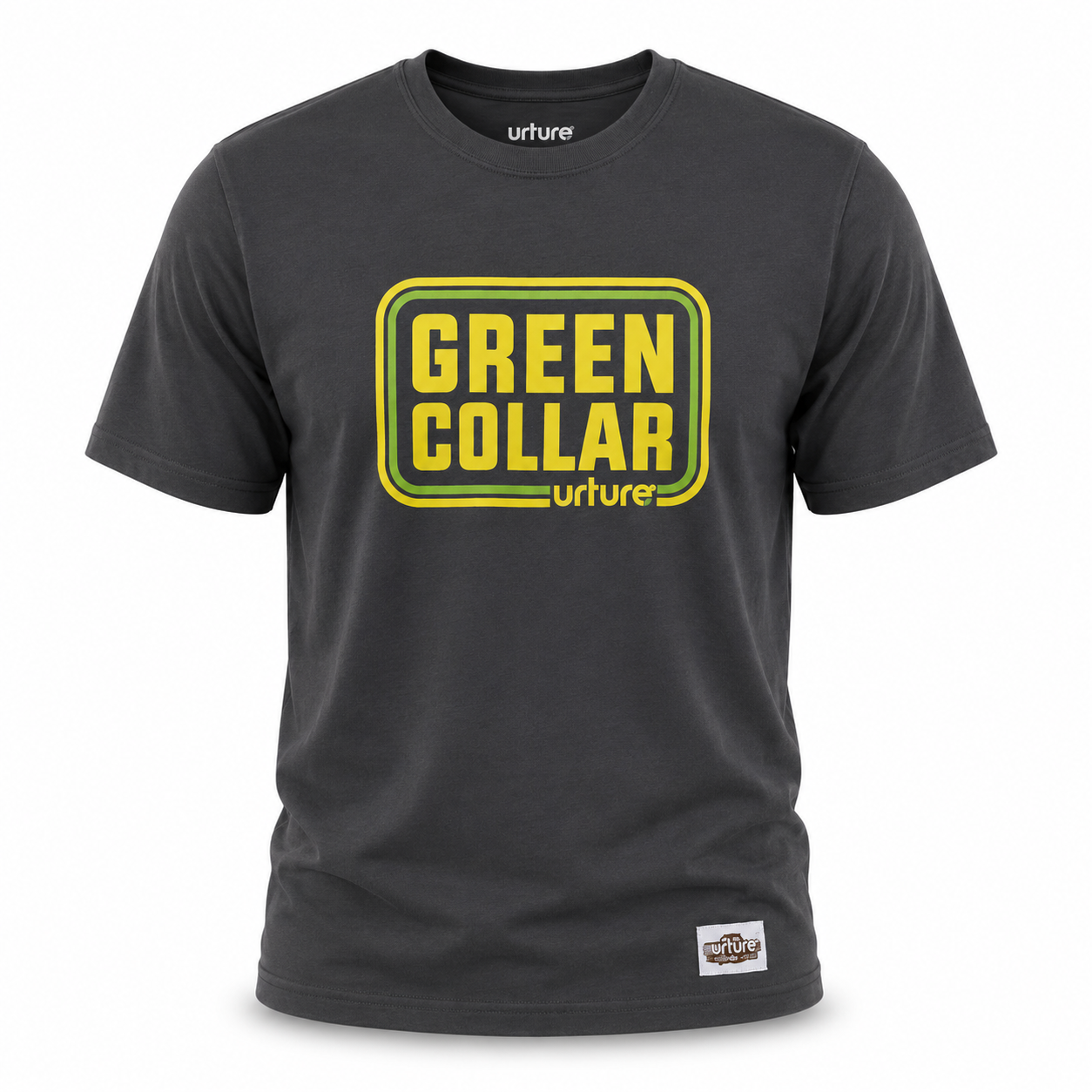 Logo T-Shirt, Green Collar