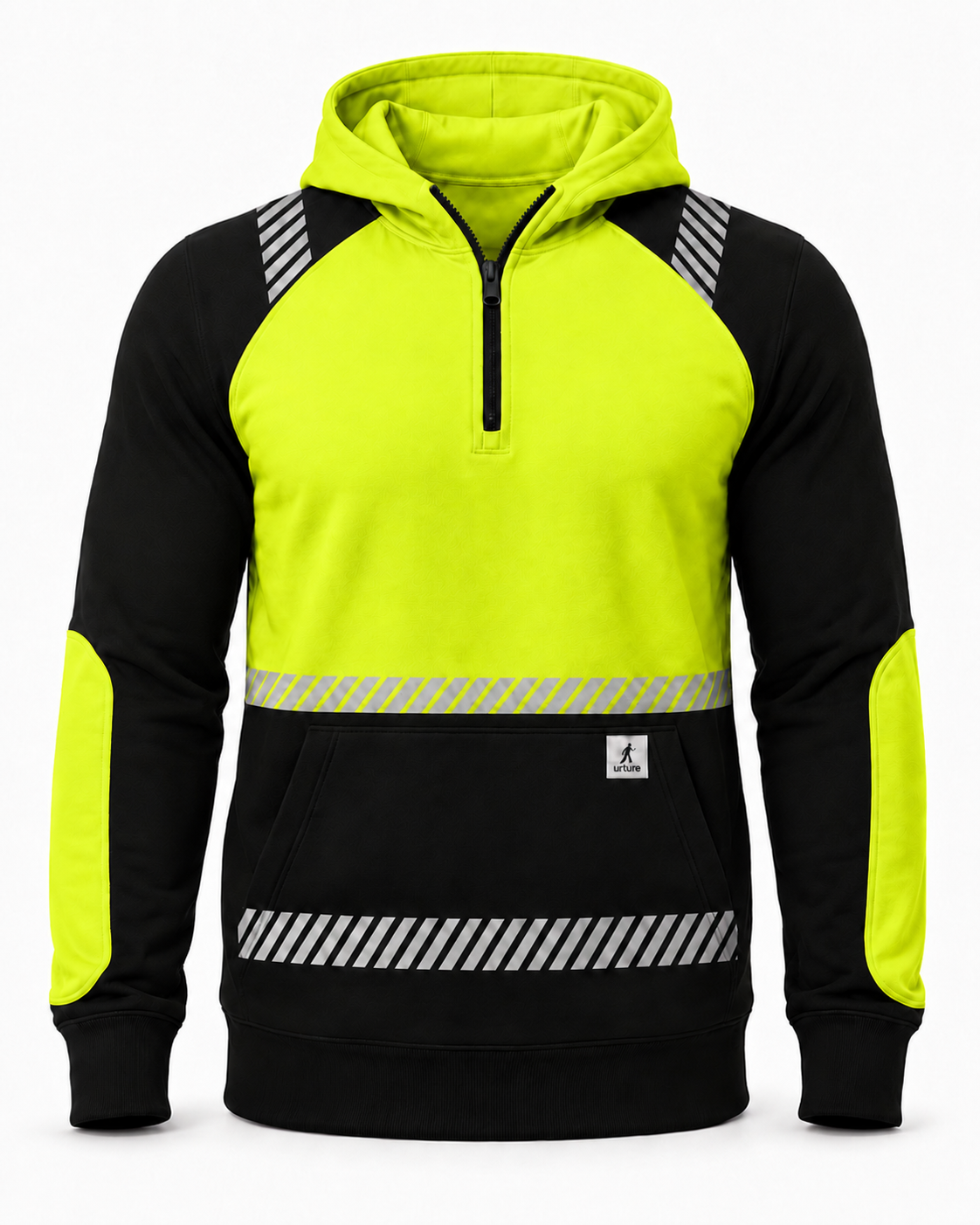 urture® No Vest® Work Quarter Zip Sweatshirt w/Reflective
