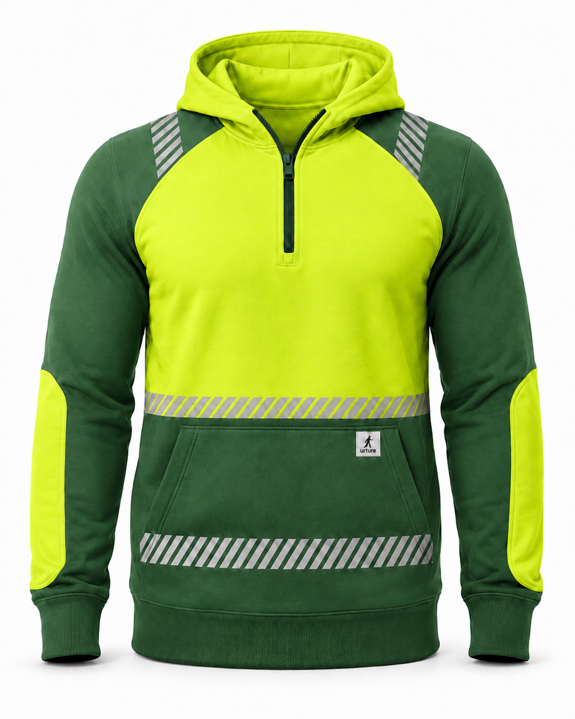 urture® No Vest® Work Quarter Zip Sweatshirt w/Reflective
