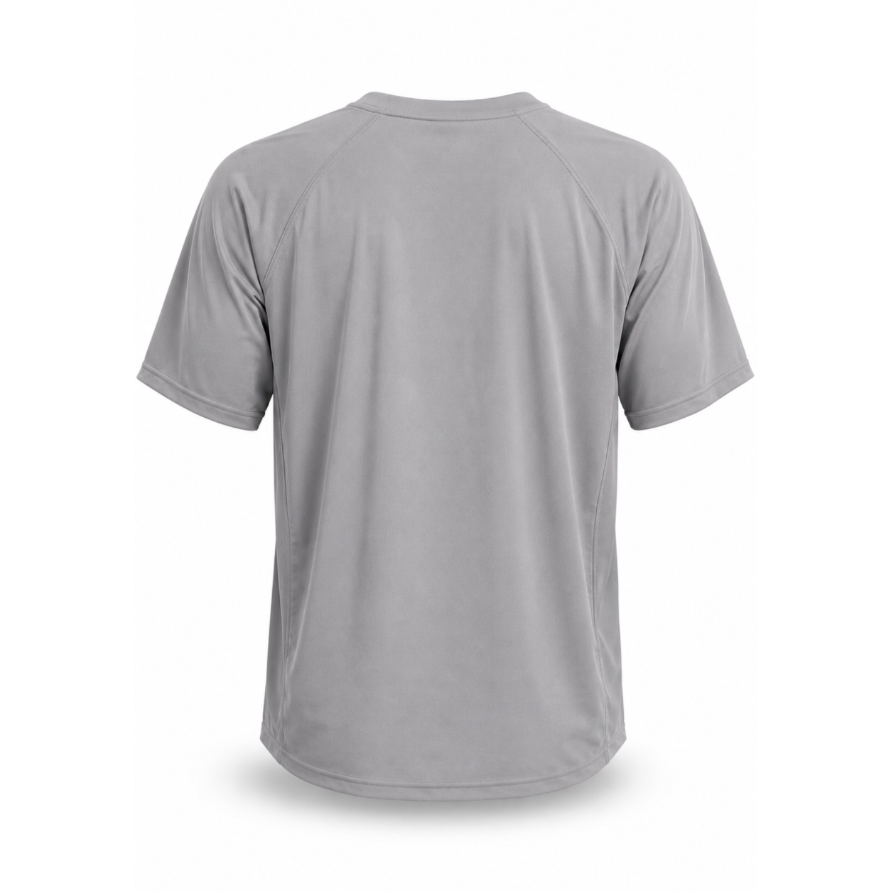 Gray t-shirt on a white background