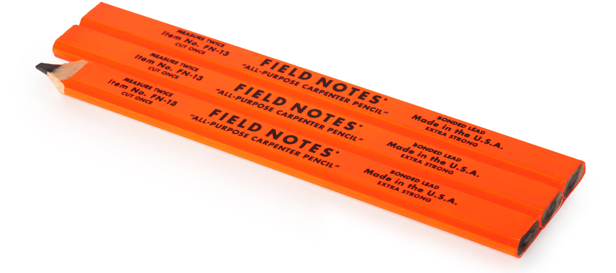 Field Notes Carpenter Pencil 3-Pack