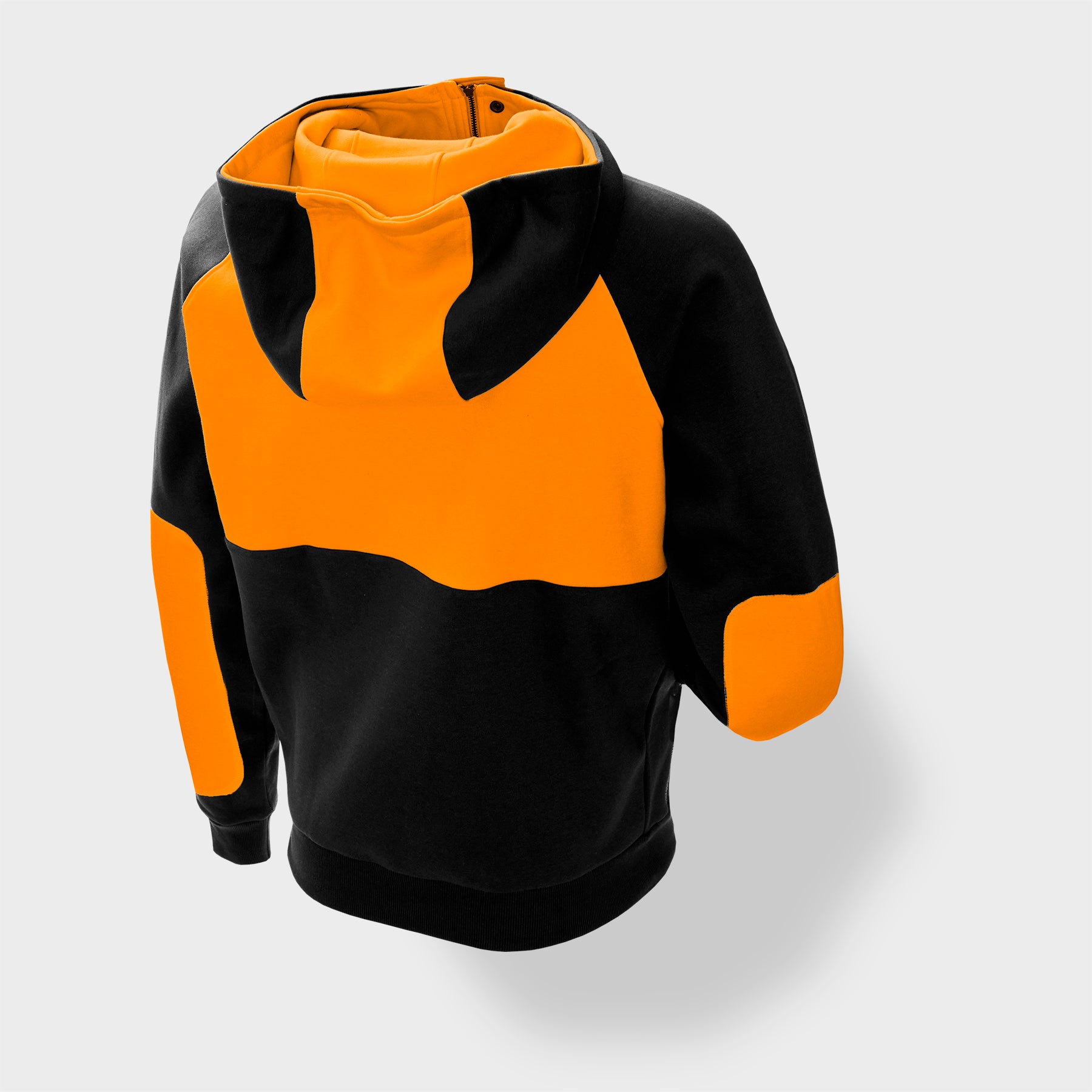 No Vest Line 1/4 Zip Hooded Sweatshirt