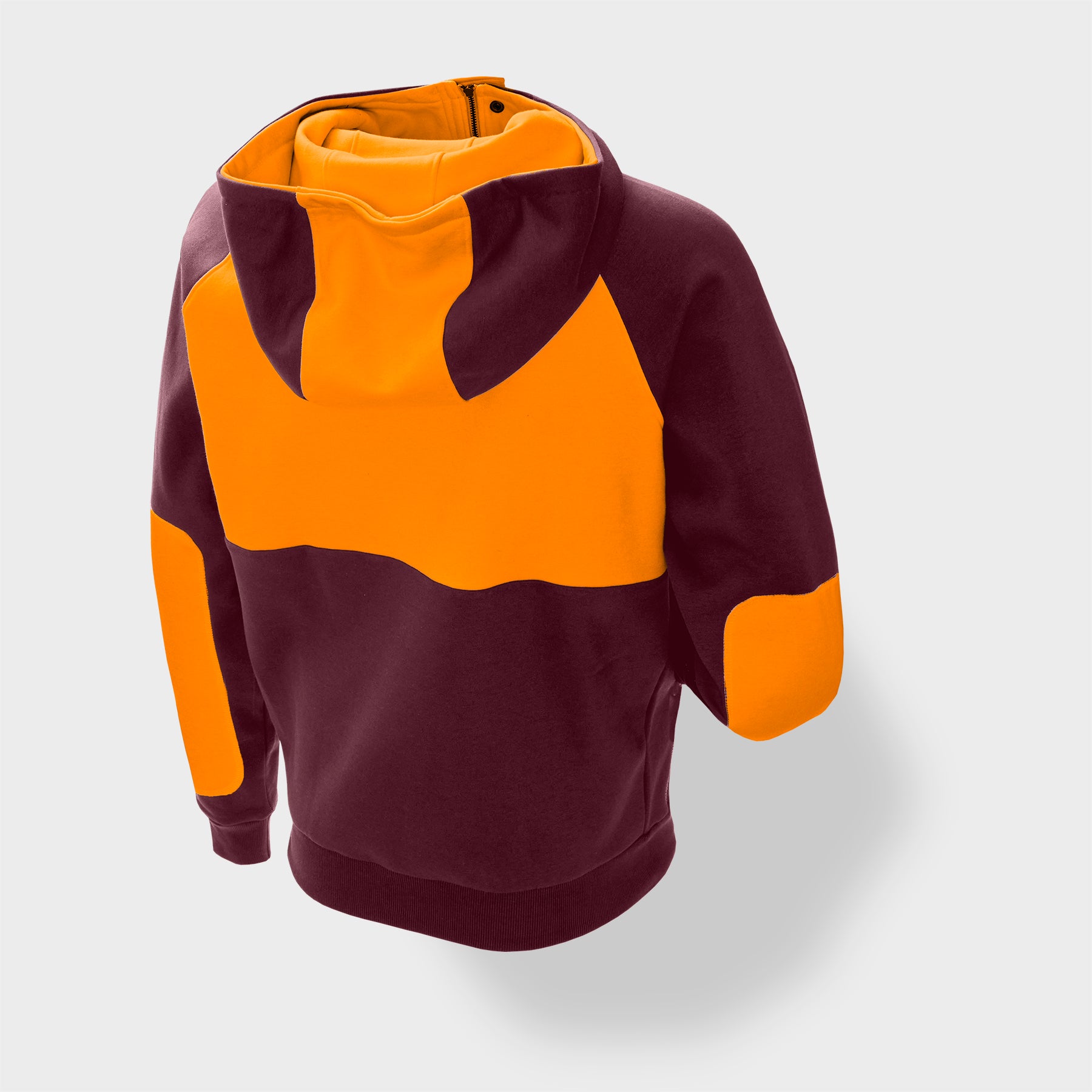 No Vest Line 1/4 Zip Hooded Sweatshirt