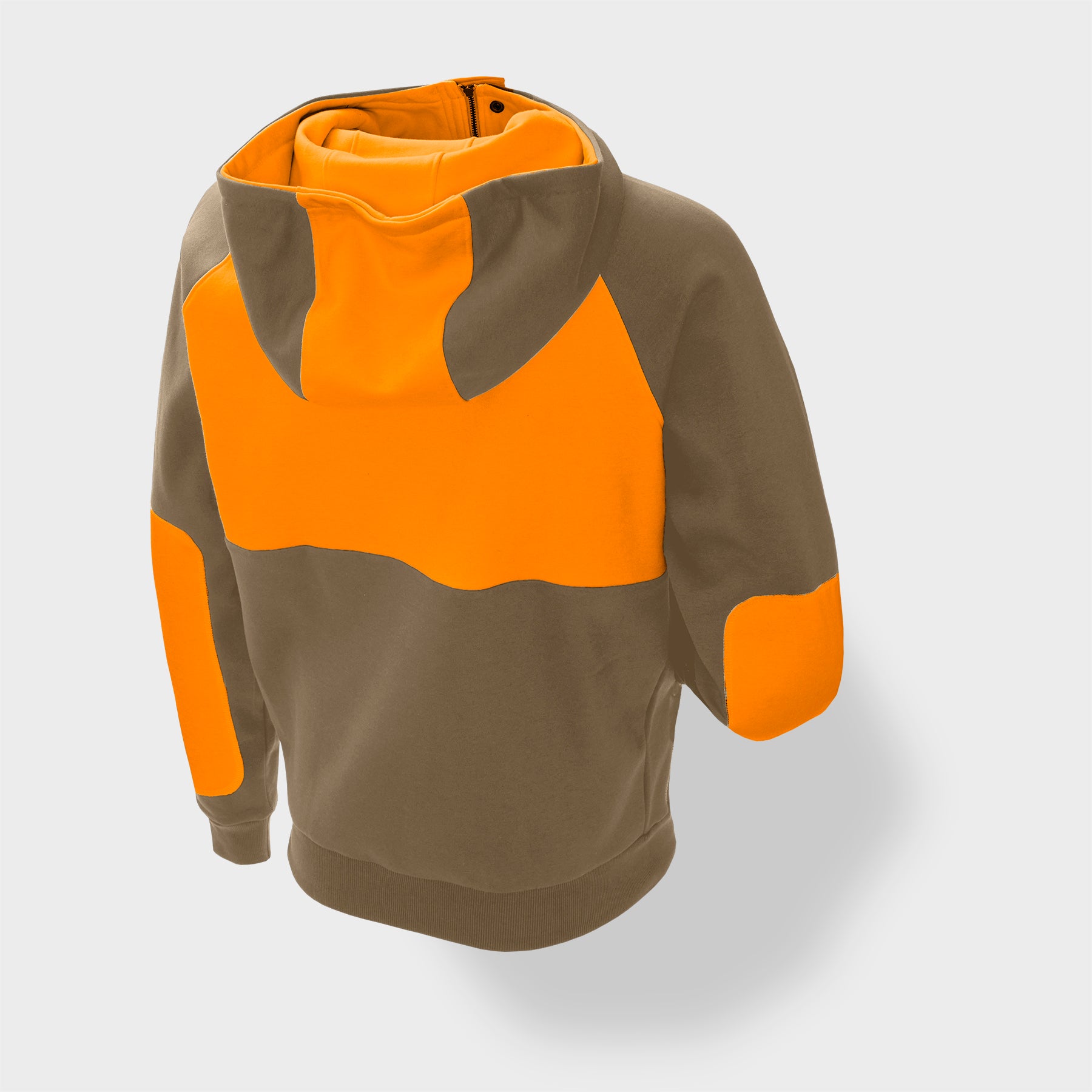 No Vest Line 1/4 Zip Hooded Sweatshirt