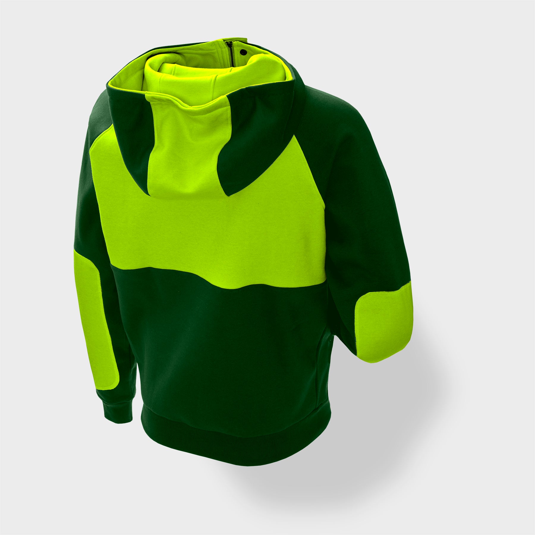 No Vest Line 1/4 Zip Hooded Sweatshirt