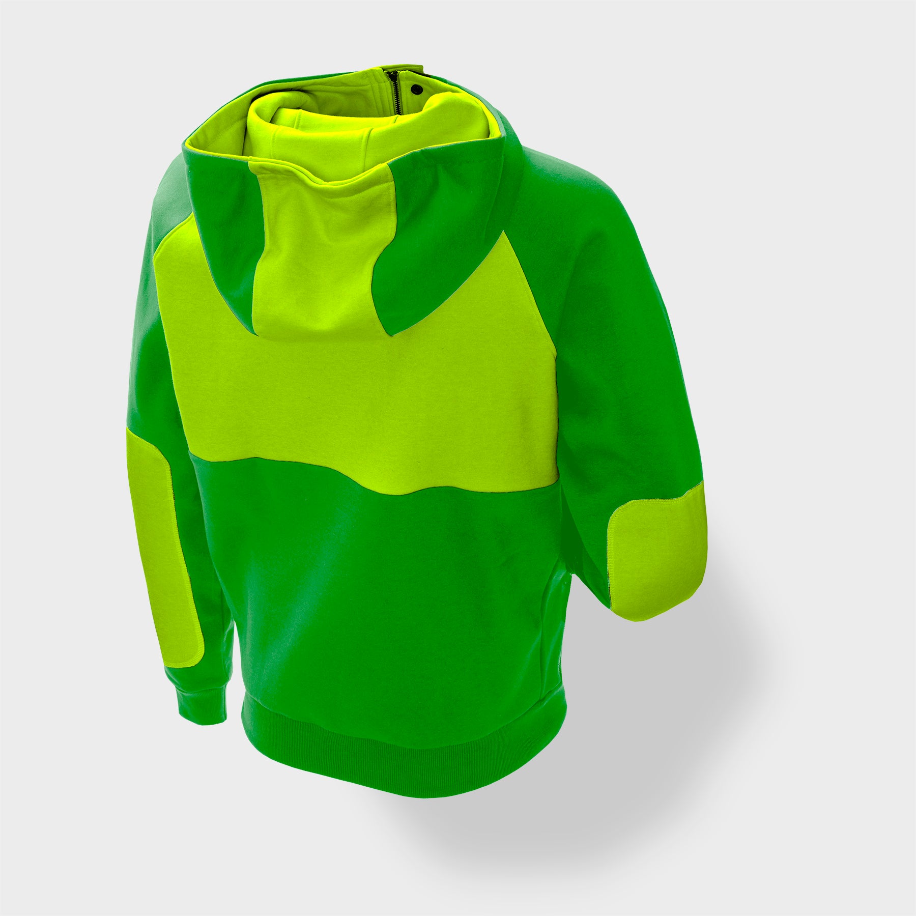 No Vest Line 1/4 Zip Hooded Sweatshirt