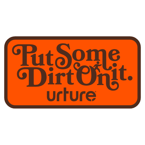 Put Some Dirt on It Woven patch Orange