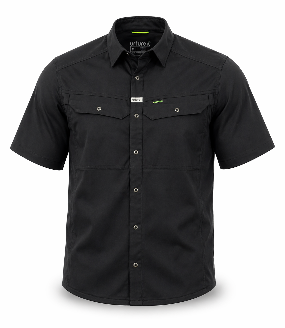 urture® Work Short Sleeve Button-Up