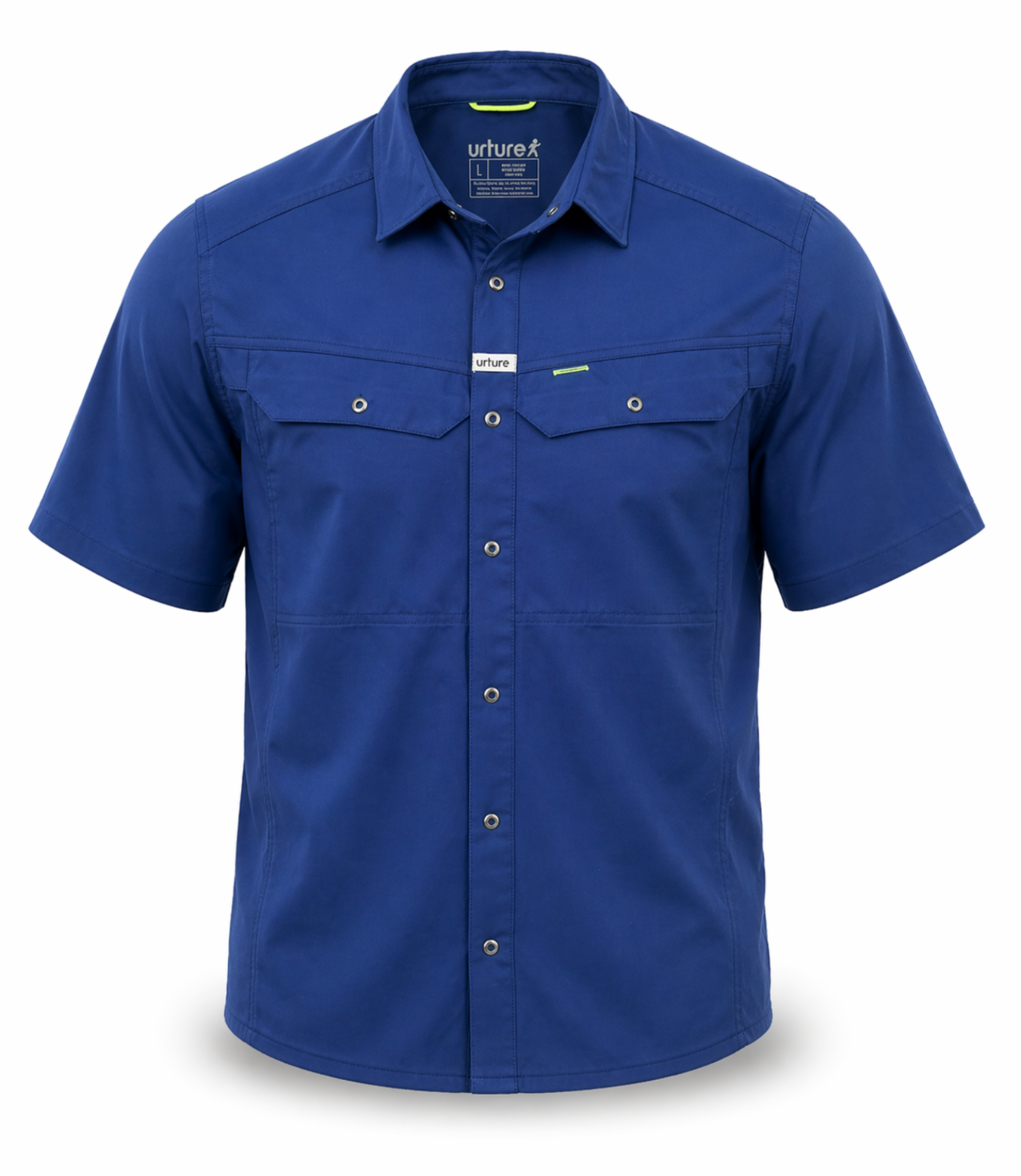 urture® Work Short Sleeve Button-Up