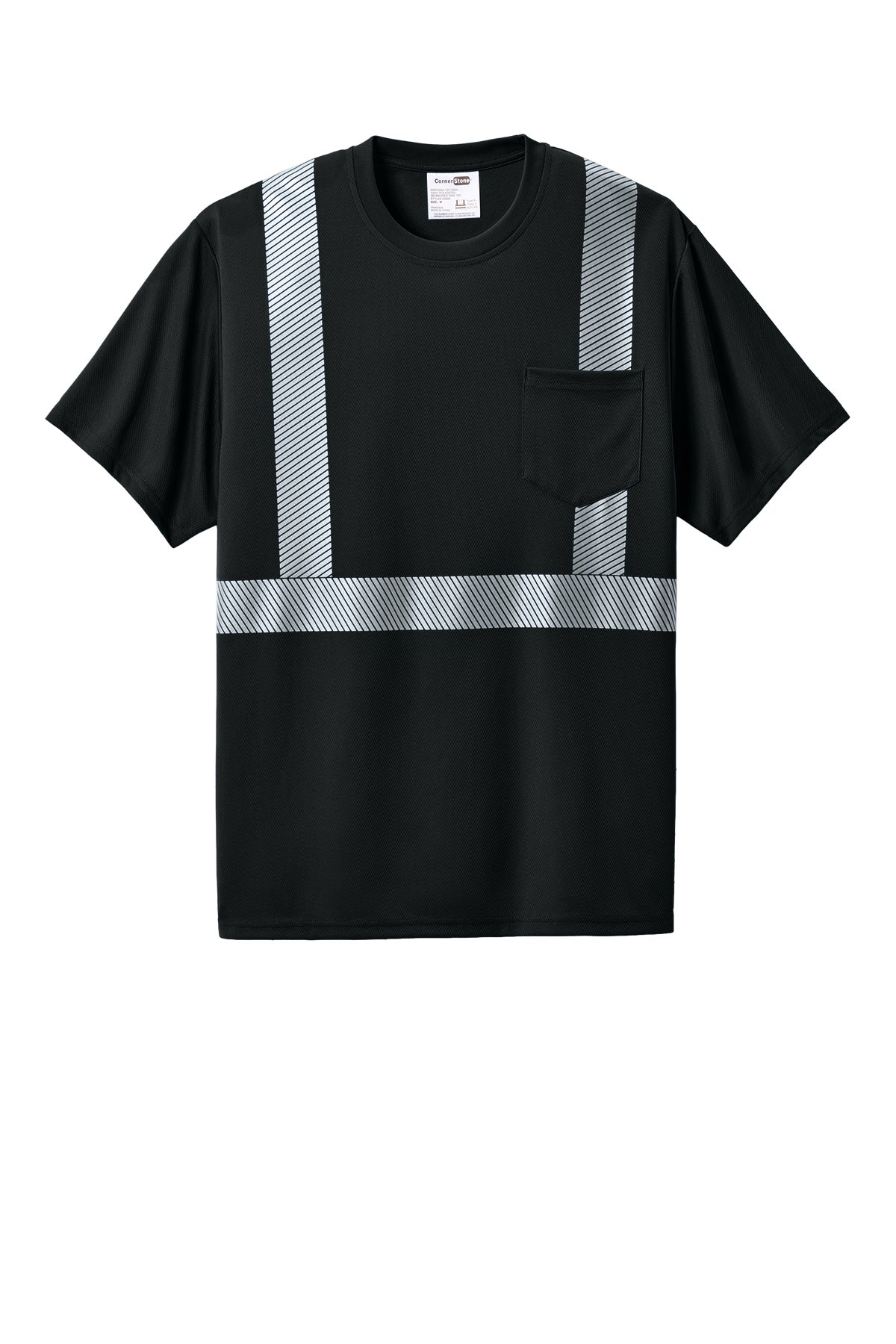 CornerStone Enhanced Visibility Segmented Tape Tee