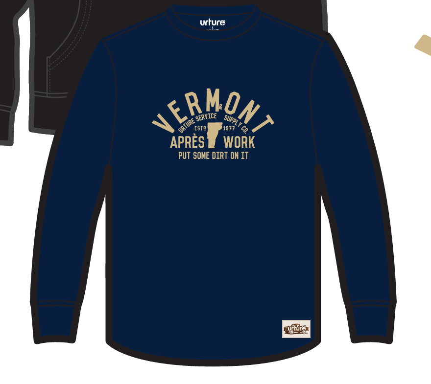 Logo Long Sleeve T-Shirt Vermont Apres Work