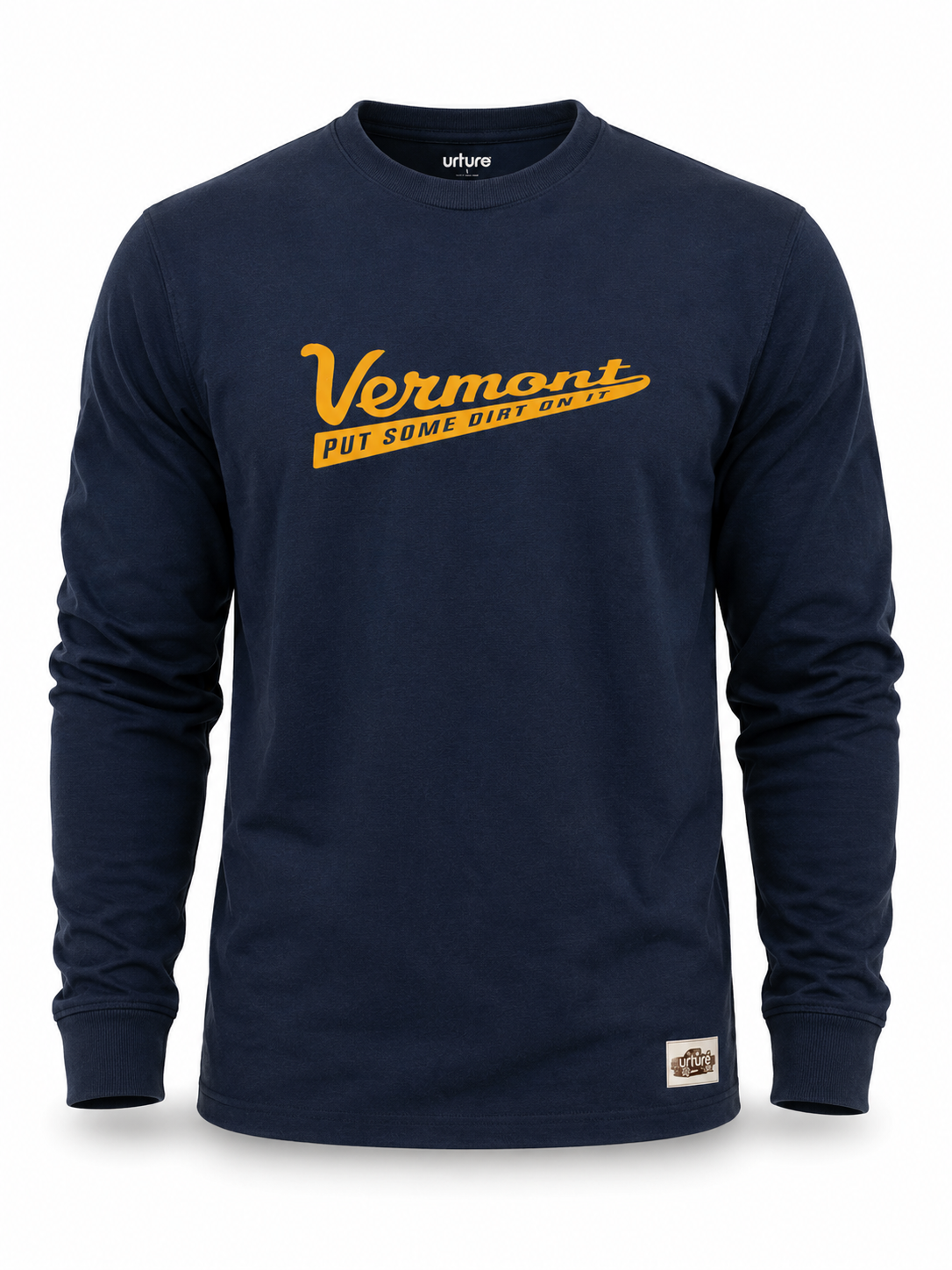 Logo Long Sleeve T-Shirt, Vermont Pennant