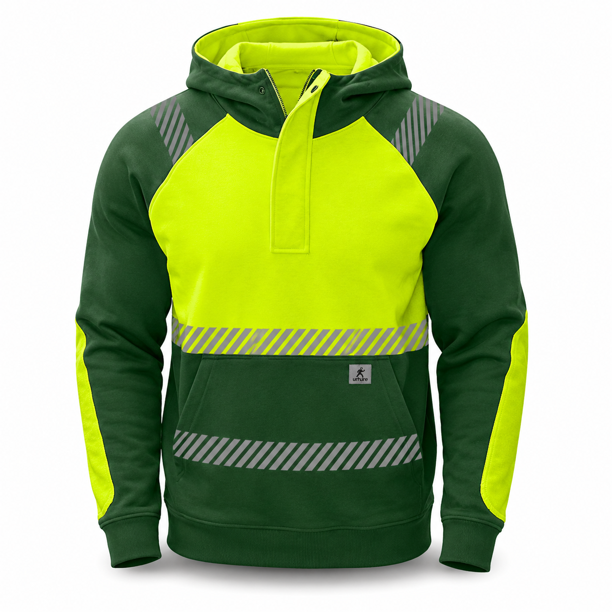 urture® No Vest® Work Quarter Zip Sweatshirt w/Reflective