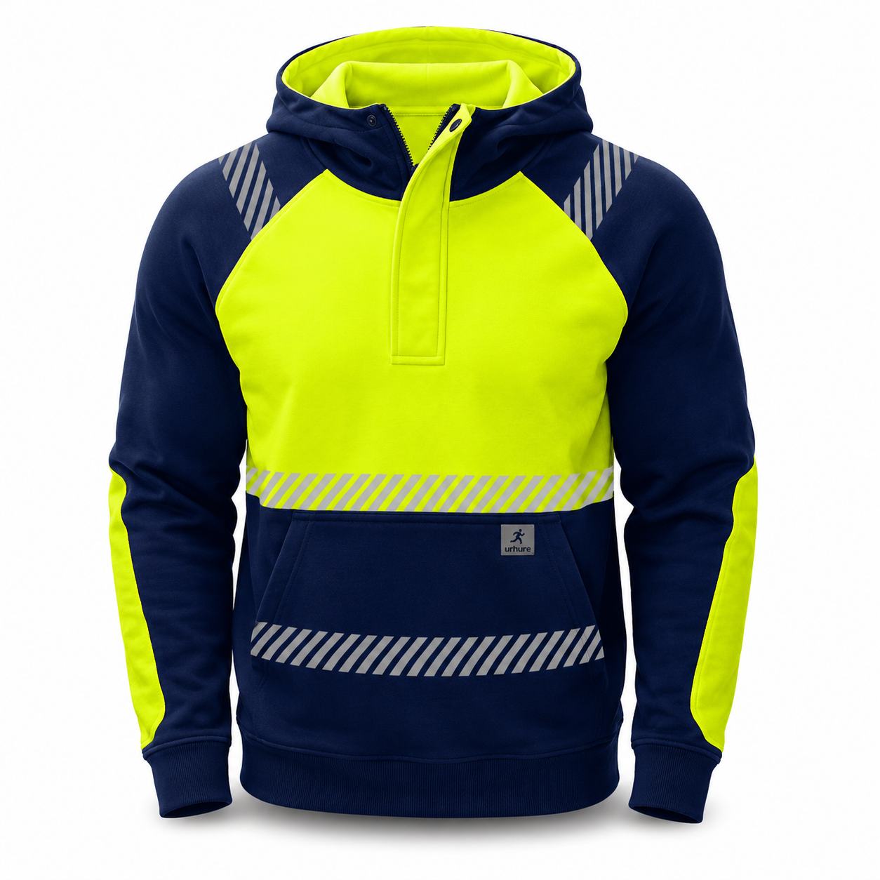 urture® No Vest® Work Quarter Zip Sweatshirt w/Reflective