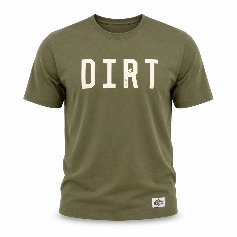 Urture Logo T-Shirt, DIRT