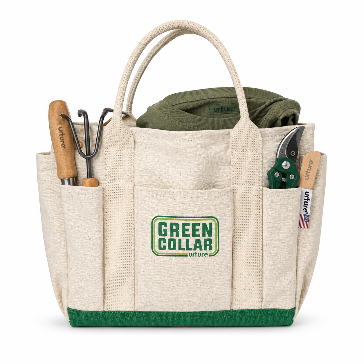 Tote Bag - Green Collar