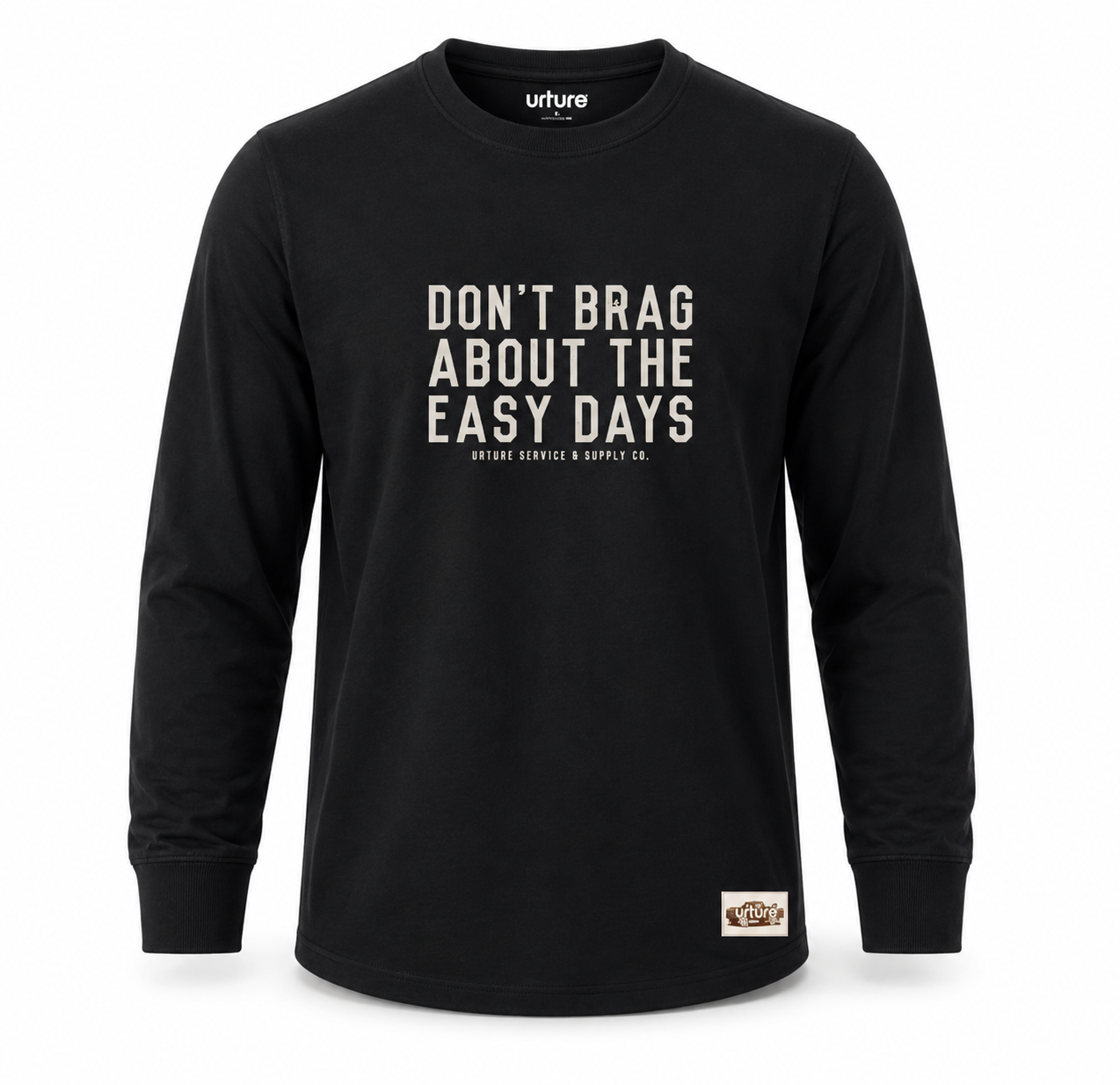 Logo Long Sleeve T-Shirt, Don't Brag