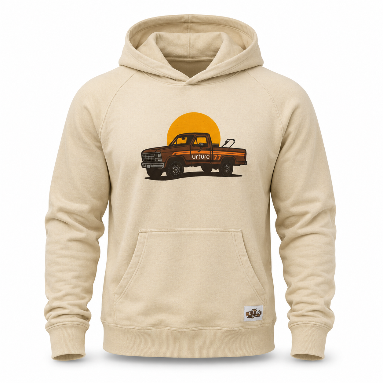 Logo Hoodie Sweatshirt, Sunrise Truck