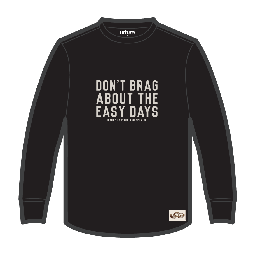 Logo Long Sleeve T-Shirt, Don't Brag