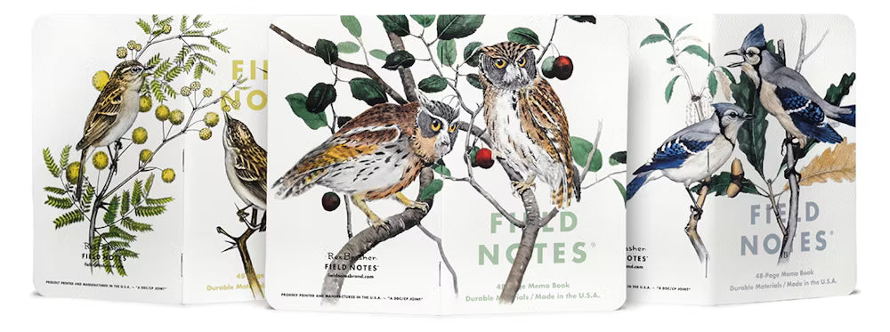 Field Notes Birds and Trees of North America Pack A - OWL