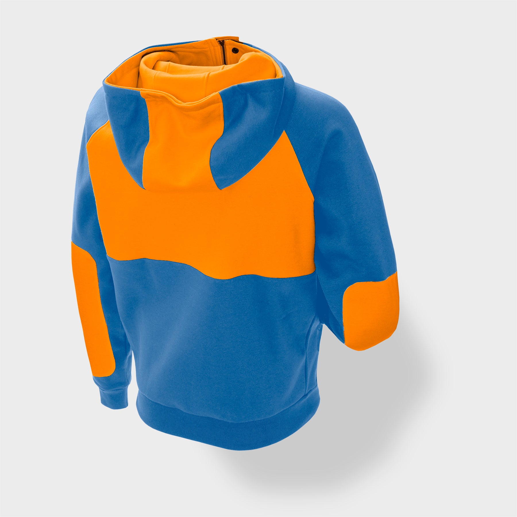 No Vest Line 1/4 Zip Hooded Sweatshirt