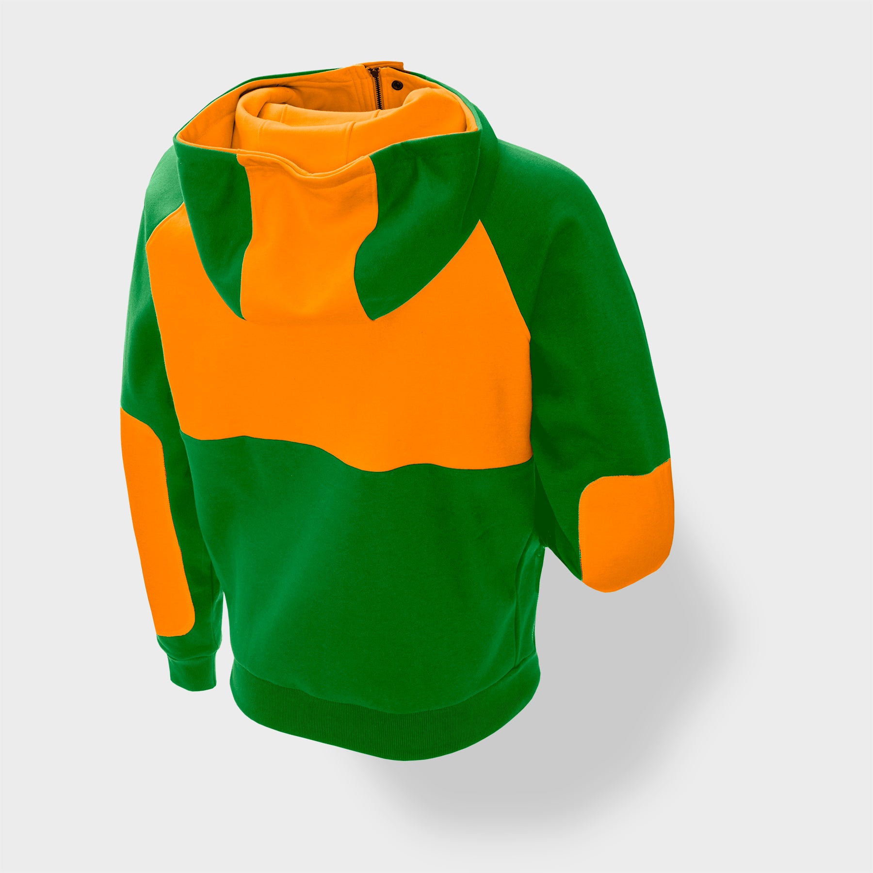 No Vest Line 1/4 Zip Hooded Sweatshirt