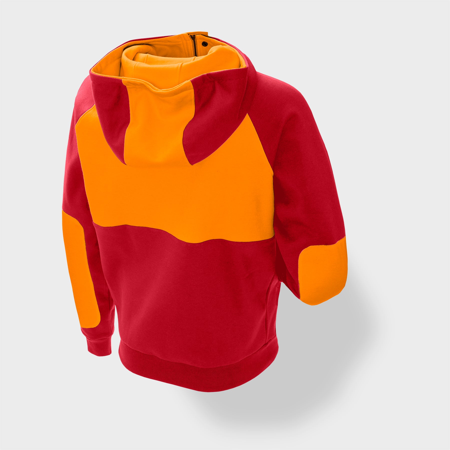 No Vest Line 1/4 Zip Hooded Sweatshirt