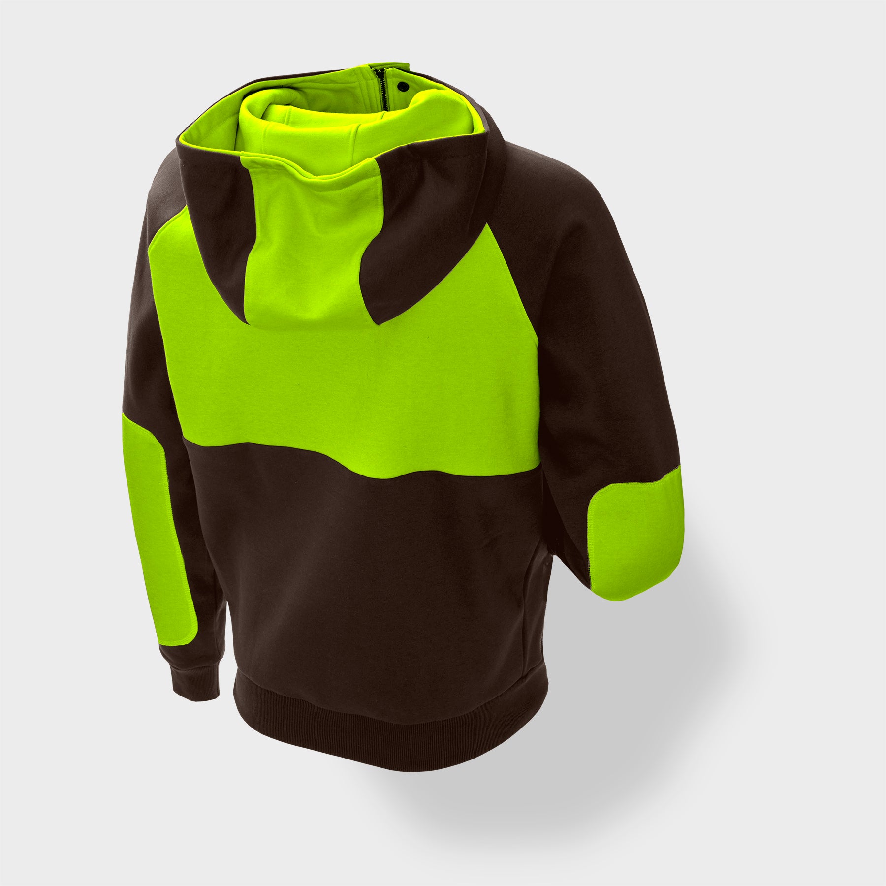 No Vest Line 1/4 Zip Hooded Sweatshirt