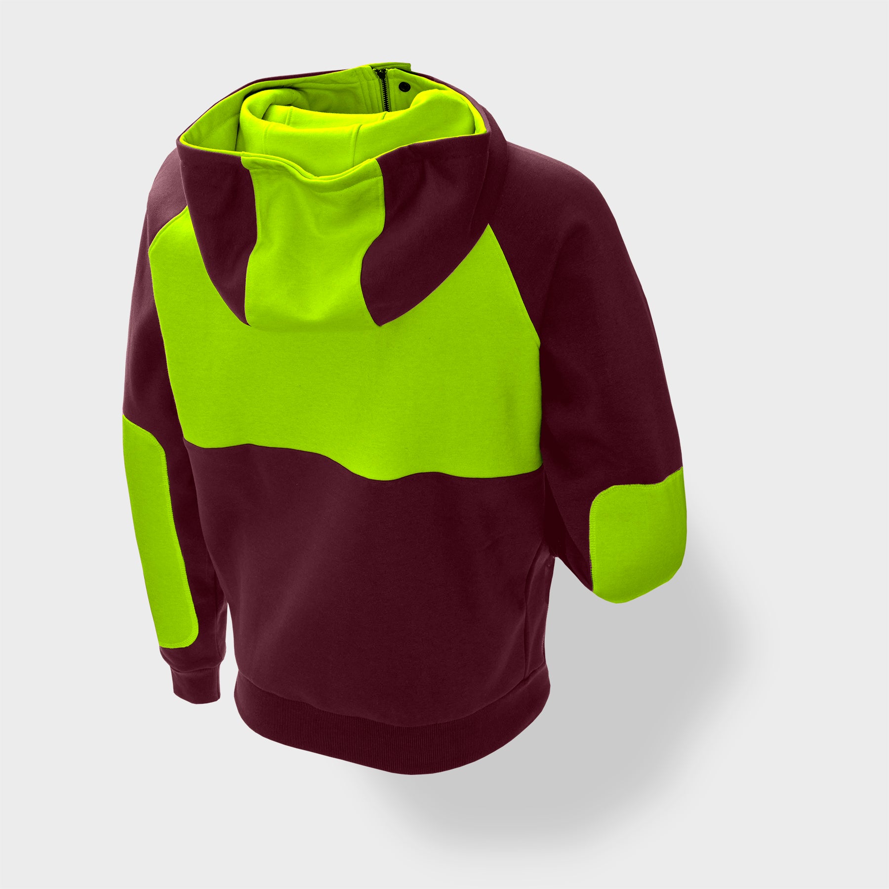 No Vest Line 1/4 Zip Hooded Sweatshirt