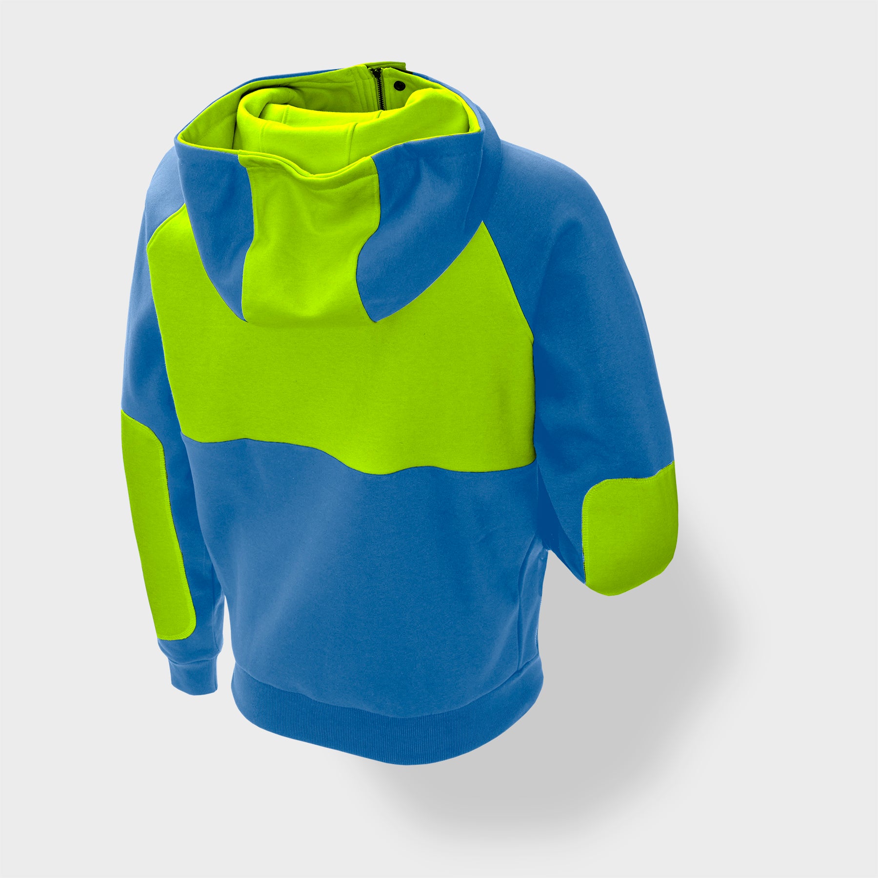 No Vest Line 1/4 Zip Hooded Sweatshirt