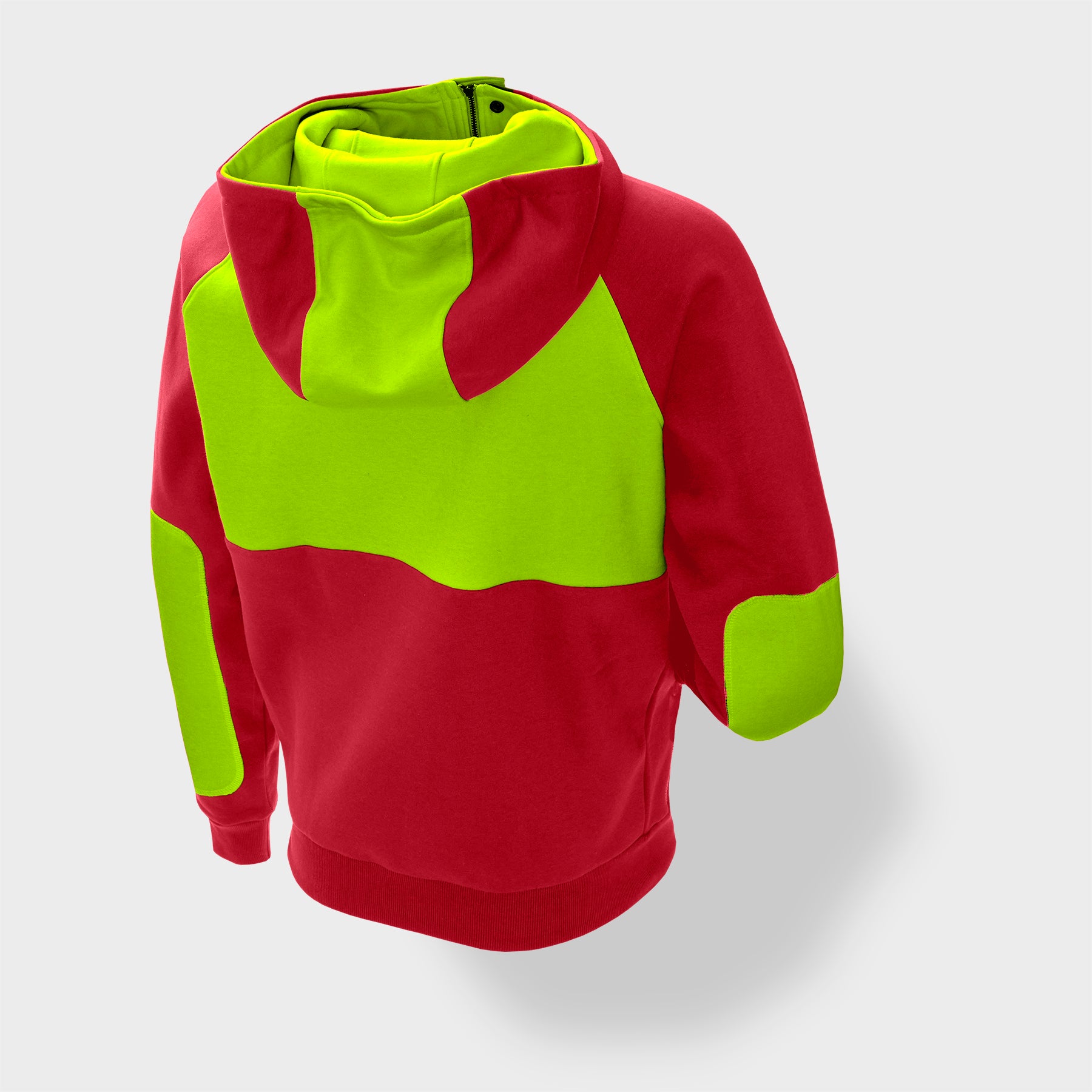 No Vest Line 1/4 Zip Hooded Sweatshirt