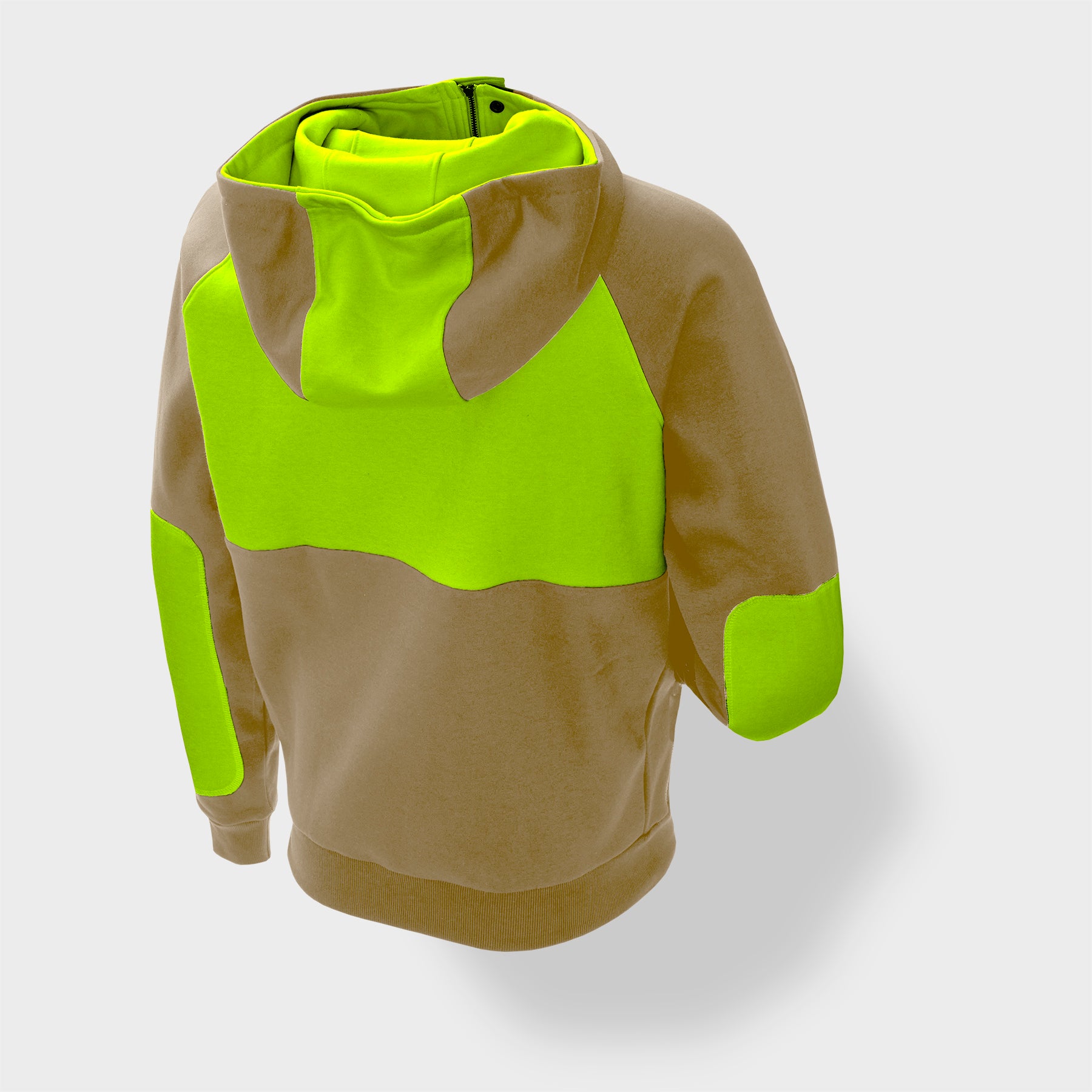 No Vest Line 1/4 Zip Hooded Sweatshirt