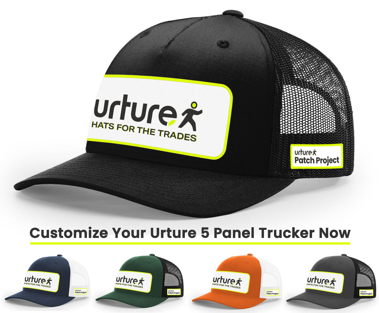 Urture Patch Project Custom 5-Panel Hat