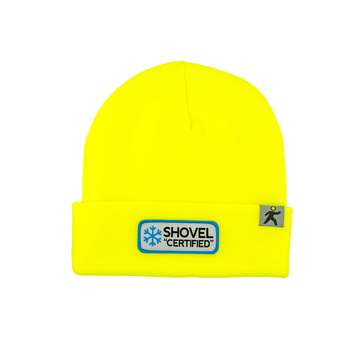 Urture Shovel Certified - Knit Beanie (Safety Yellow)