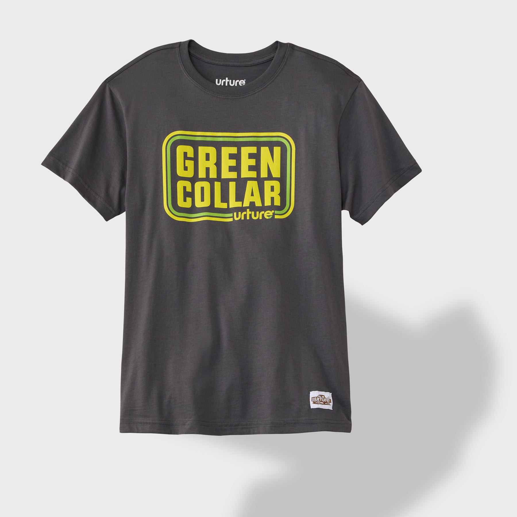 Logo T-Shirt, Green Collar
