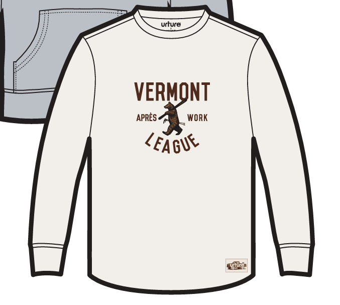 Logo Long Sleeve T-Shirt, Vermont League