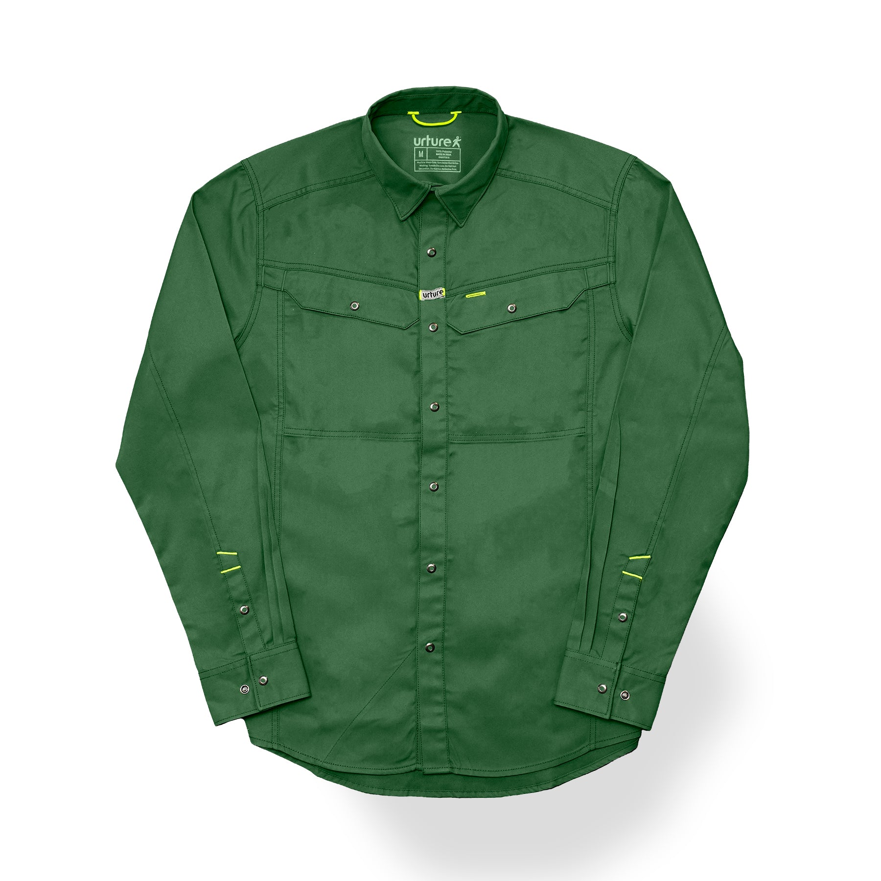 Long Sleeve Woven Button-Down Shirt