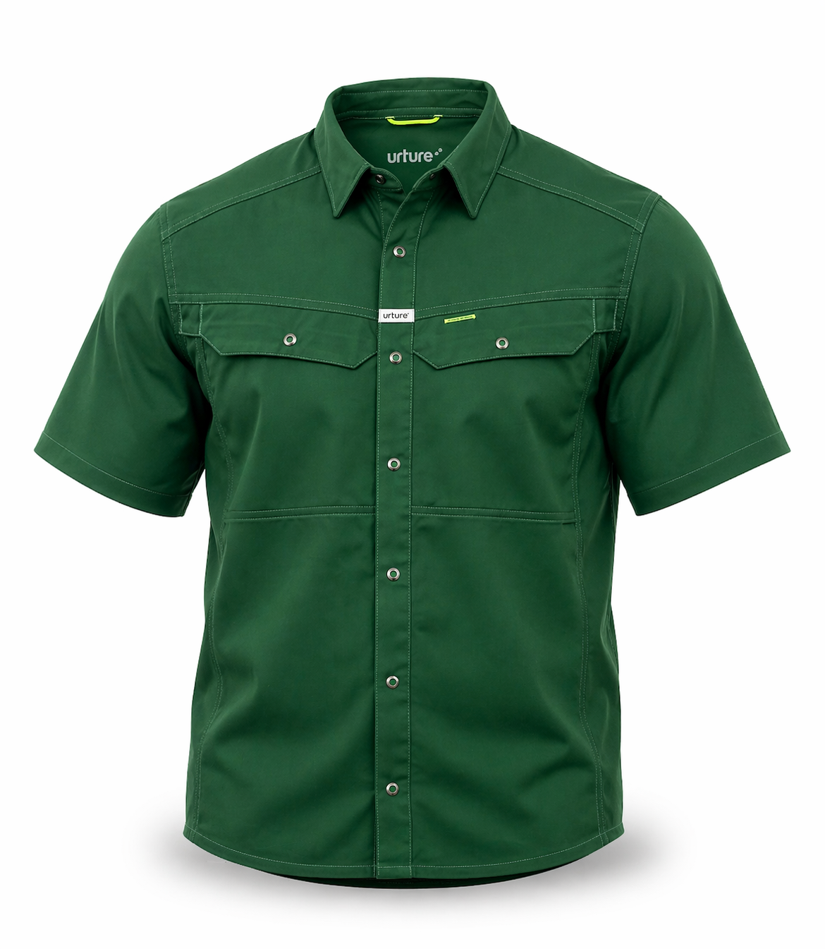 urture® Work Short Sleeve Button-Up