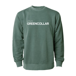 Green Collar Urture Crewneck Sweatshirt - Alpine Green
